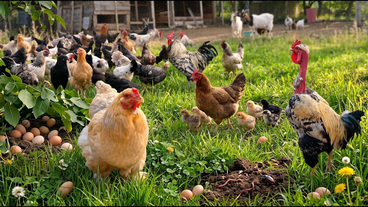 Raising Backyard Chickens for Egg Production - Low-Cost Poultry Farming & Farm Life