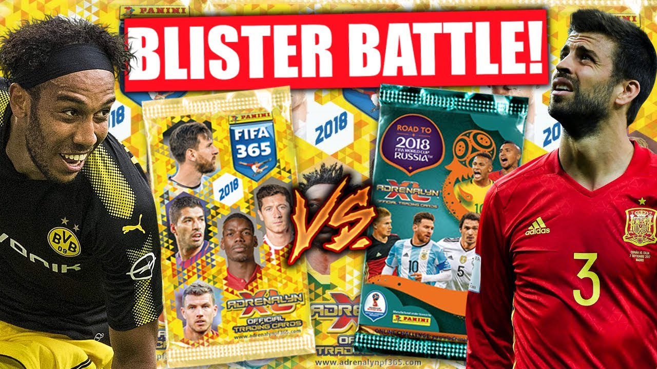 BLISTER BATTLE! FIFA 365 2018 vs WM 2018 UNBOXING BATTLE