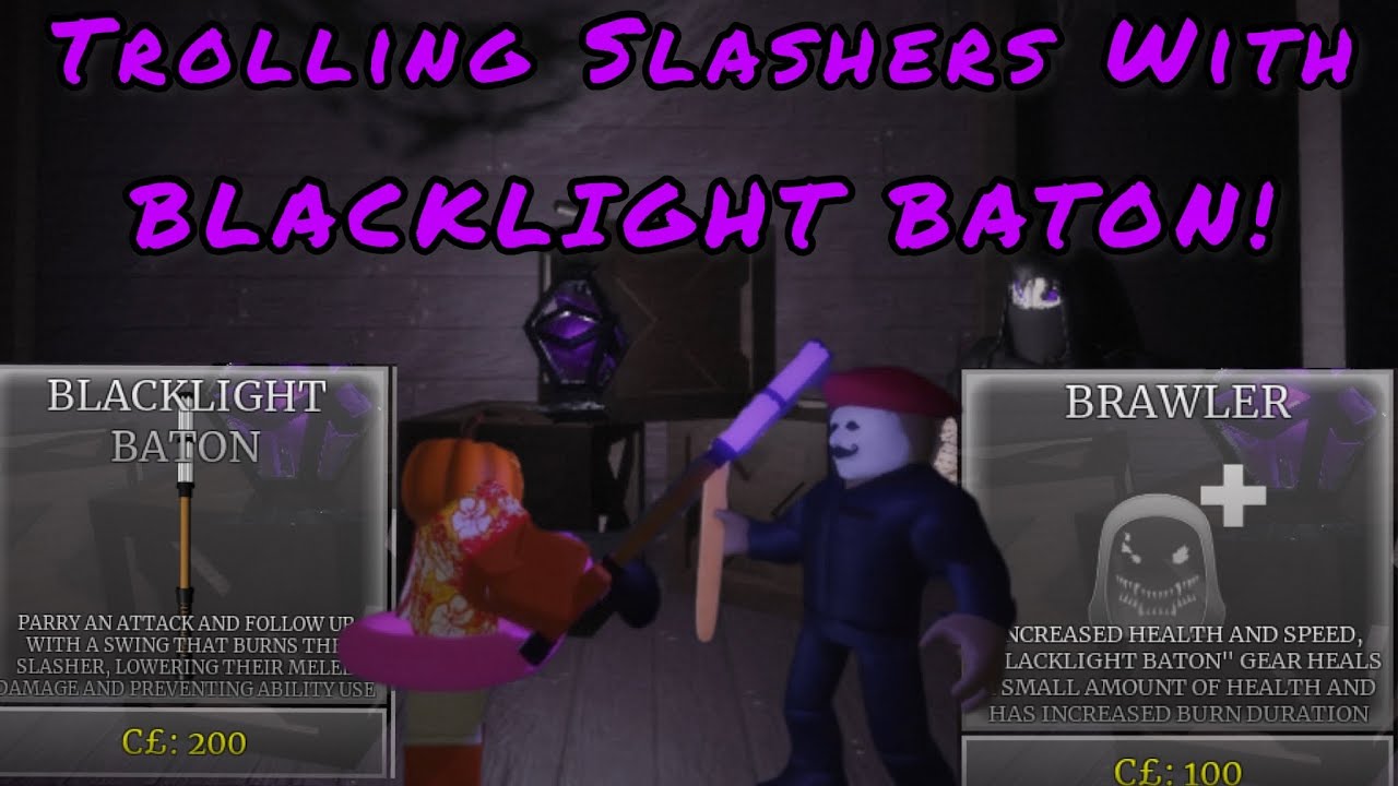 These Slashers Won’t Ever Play Again…. Roblox Survive The Night BLACKLIGHT BATON TROLLING!