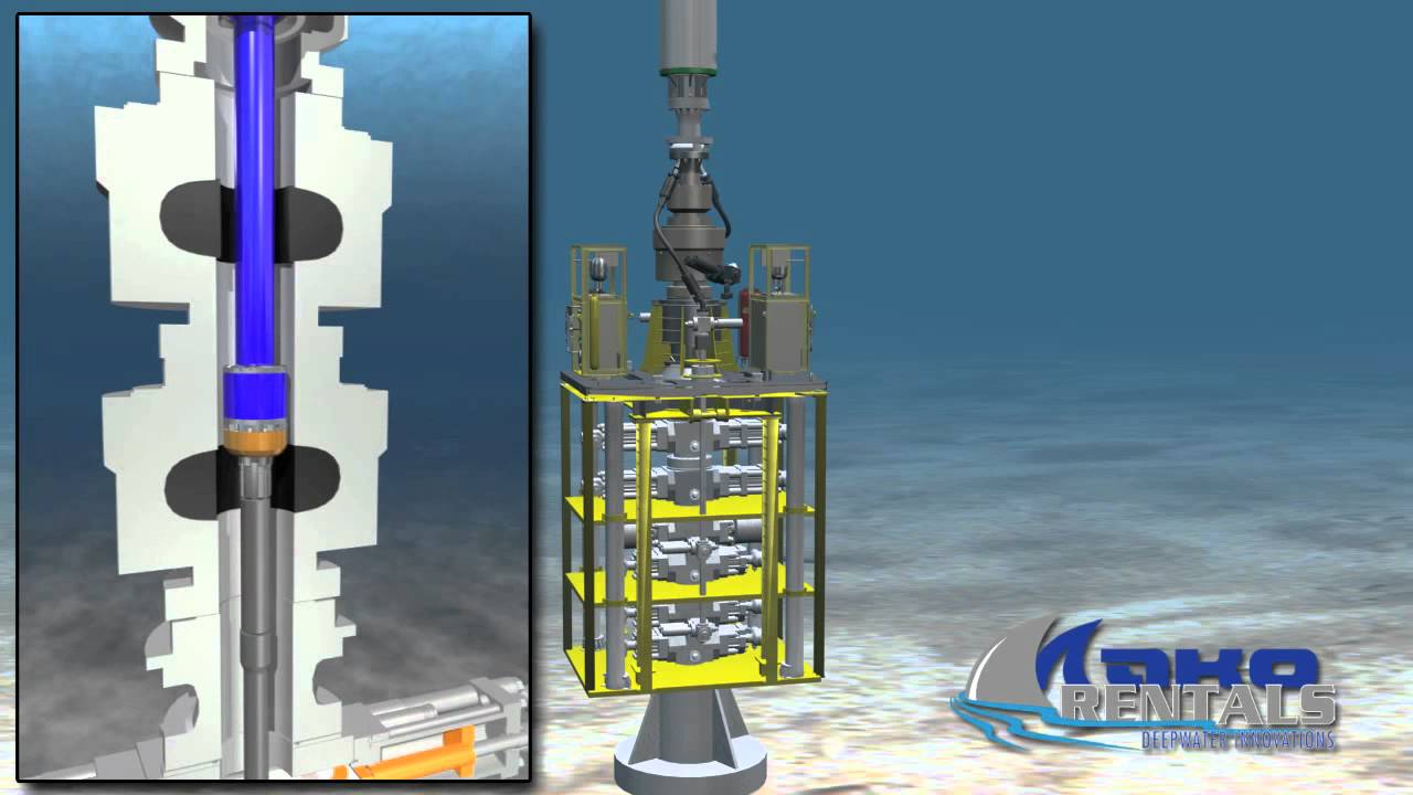 Mako Maptool Rentals Deepwater Drilling 3D Animation | Offshore Drilling | Drilling Animation