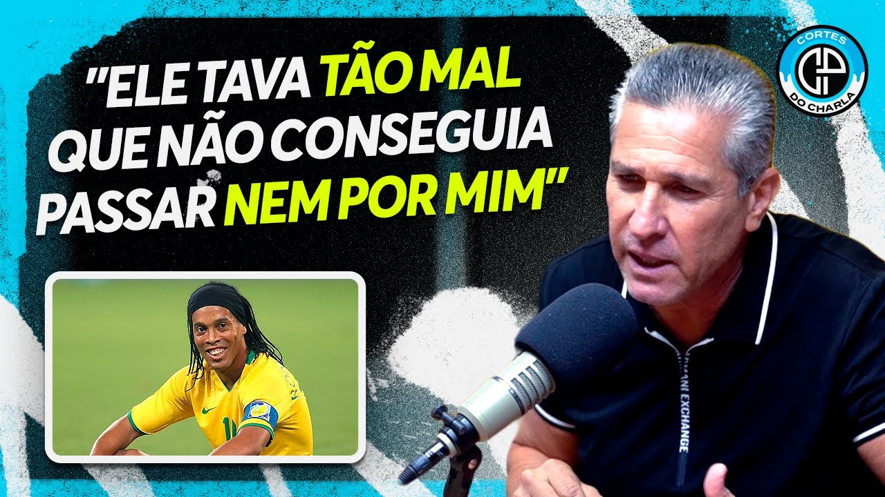 RONALDINHO GAÚCHO ESTAVA MUITO FORA DE FORMA NA SELEÇÃO DO DUNGA
