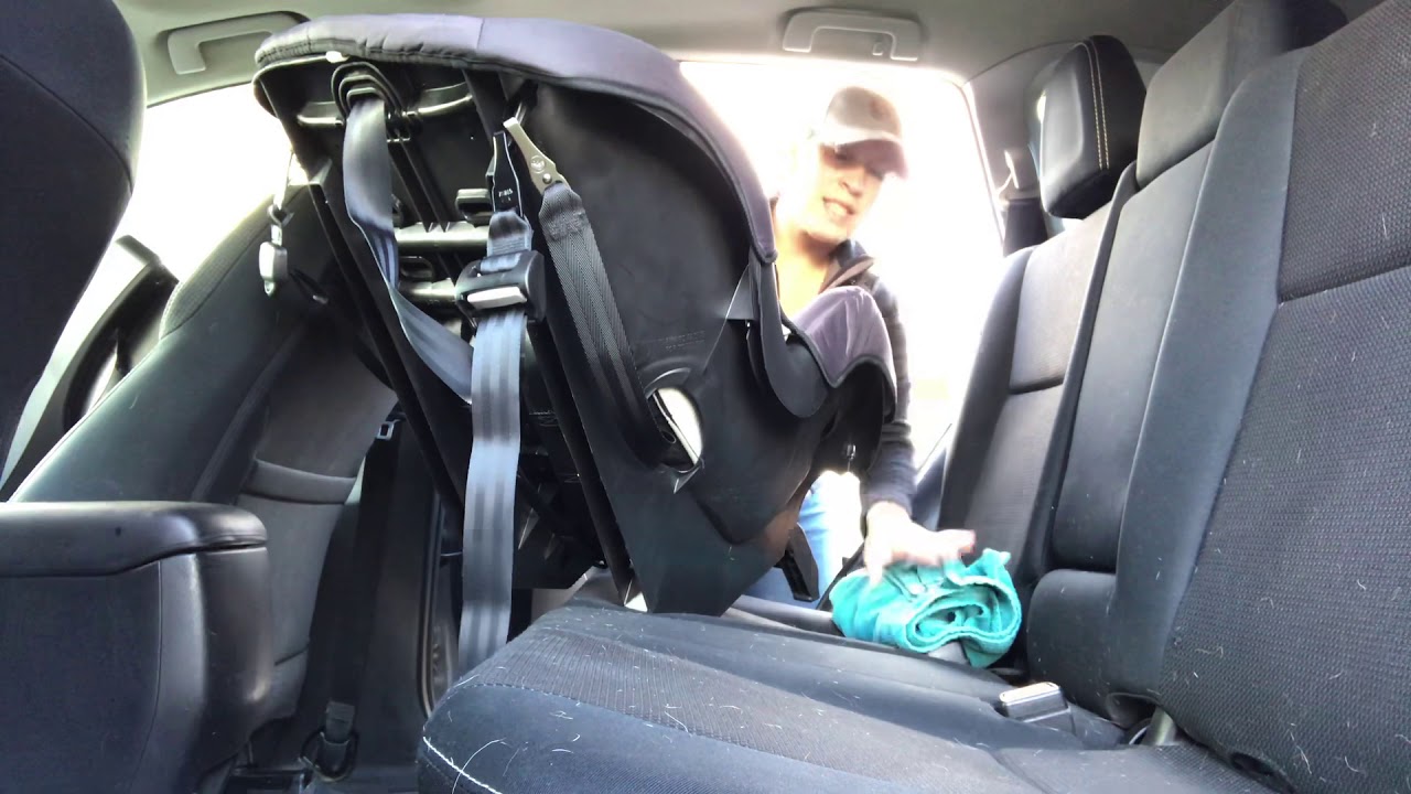 Evenflo Titan 65 installed Rear Facing with the Seat Belt