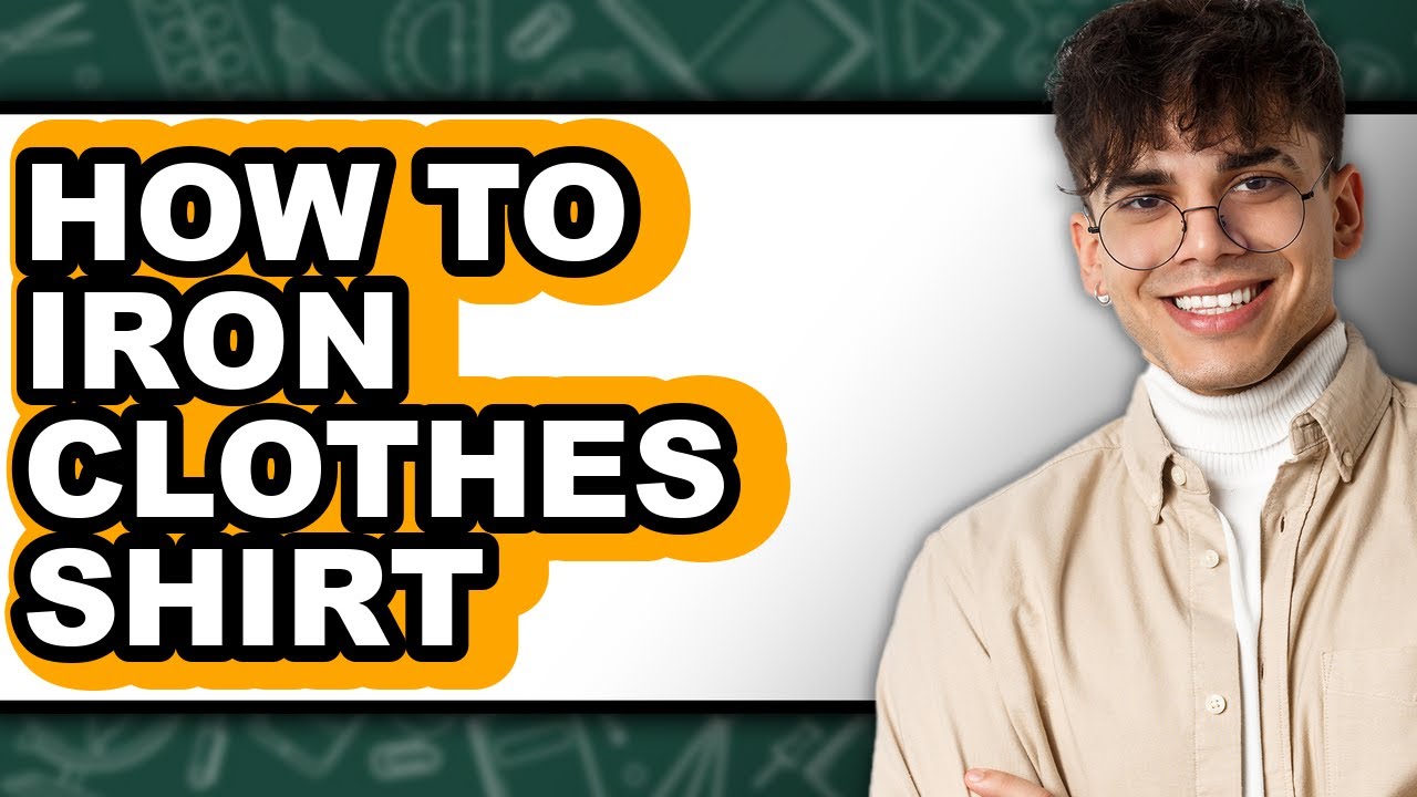 How to Iron Clothes Shirt (easy Method)
