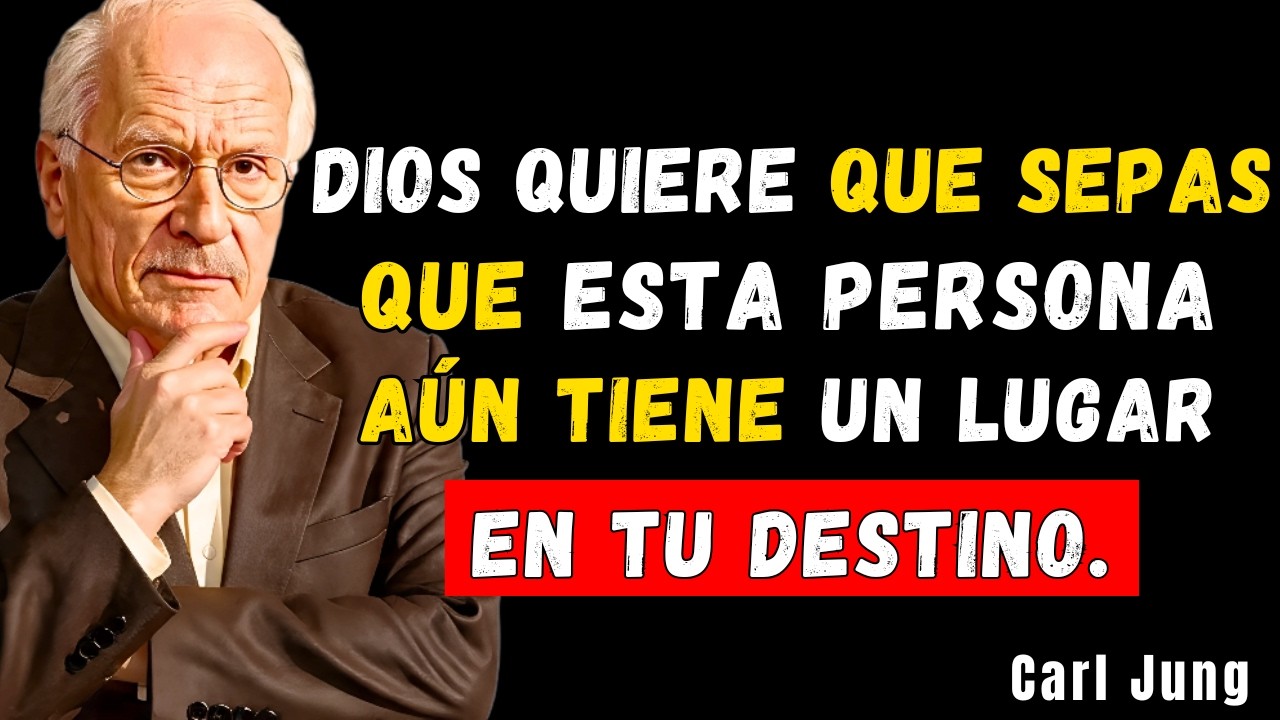 DIOS QUIERE QUE SEPAS QUE ESTA PERSONA AÚN TIENE UN LUGAR EN TU DESTINO.| CARL JUNG