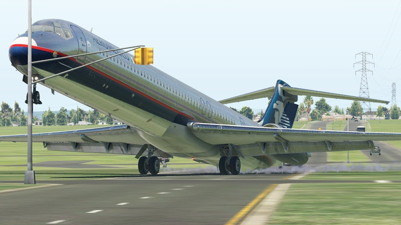 Самый тяжелый в мире самолет MD-82 пытается взлететь | XPlane 11 (4K)