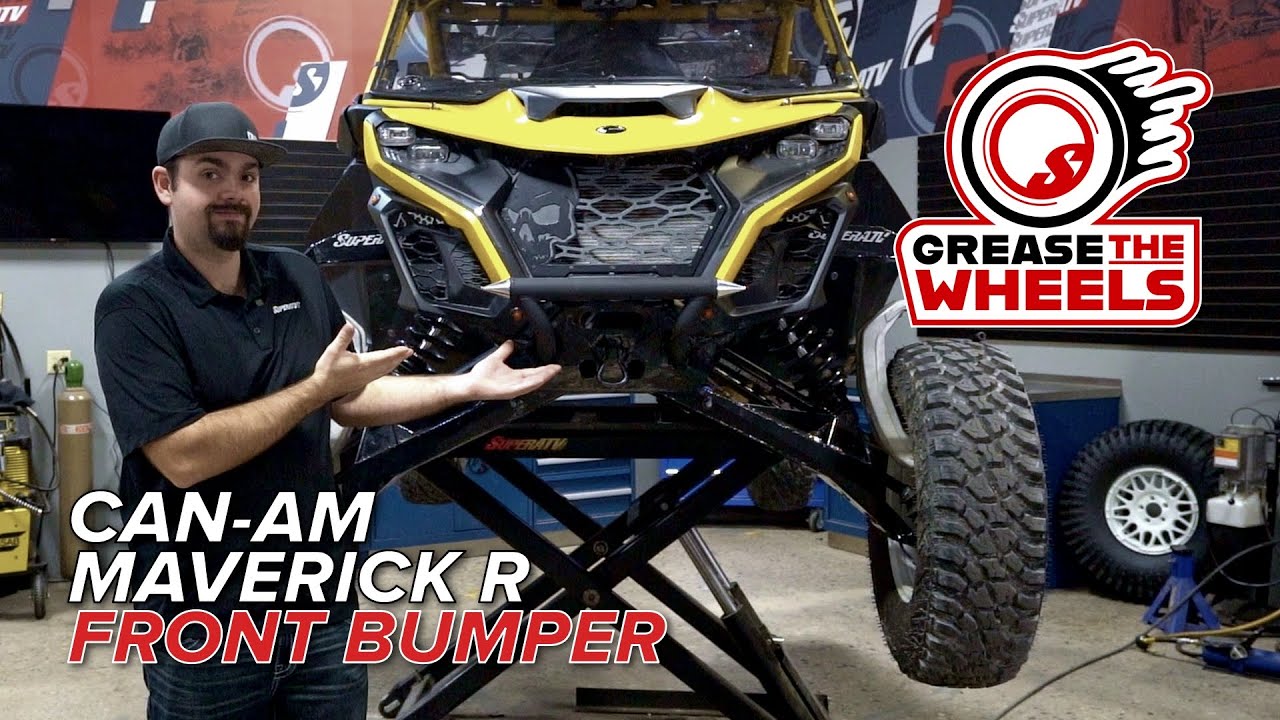 How to Install SuperATV's Front Bumper for the Can-Am Maverick R