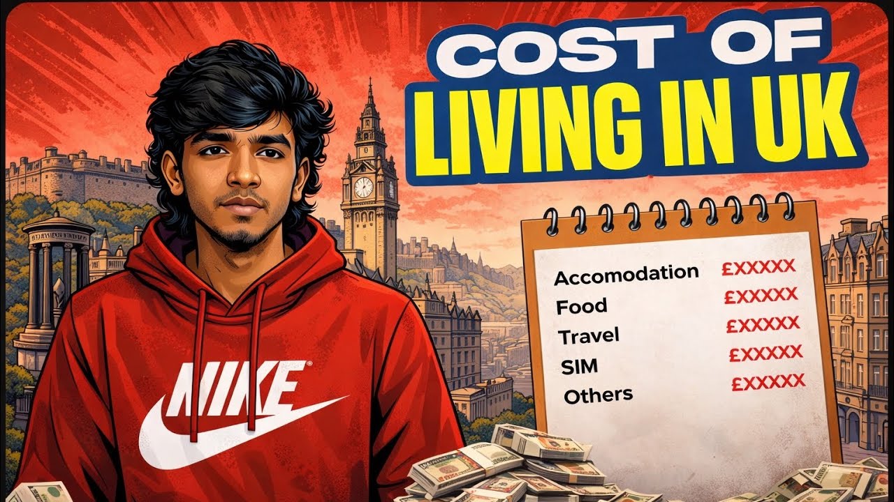 🇬🇧 Minimum Money Needed to Survive in the UK 💸 | Student Expense Guide 🇬🇧 | Uk student life 