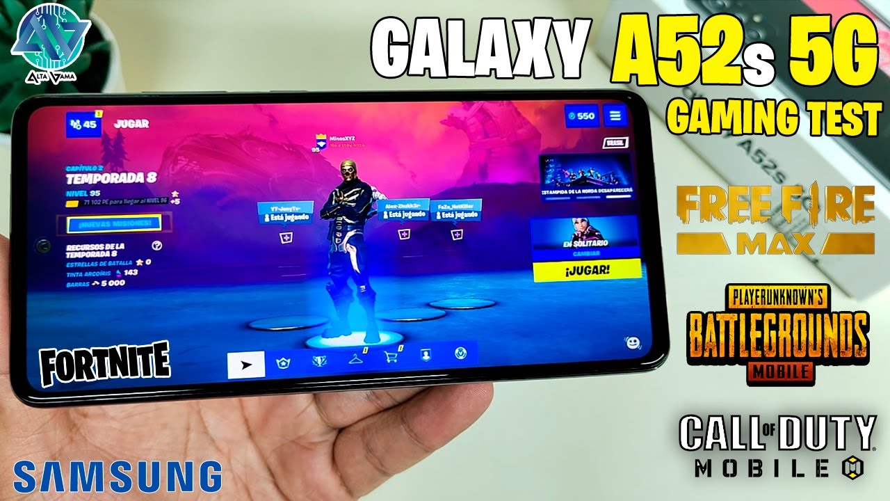 Galaxy A52s 5G en Perú: Gaming Test - FORTNITE, FREE FIRE, COD Y PUBG (Snapdragon 778G)
