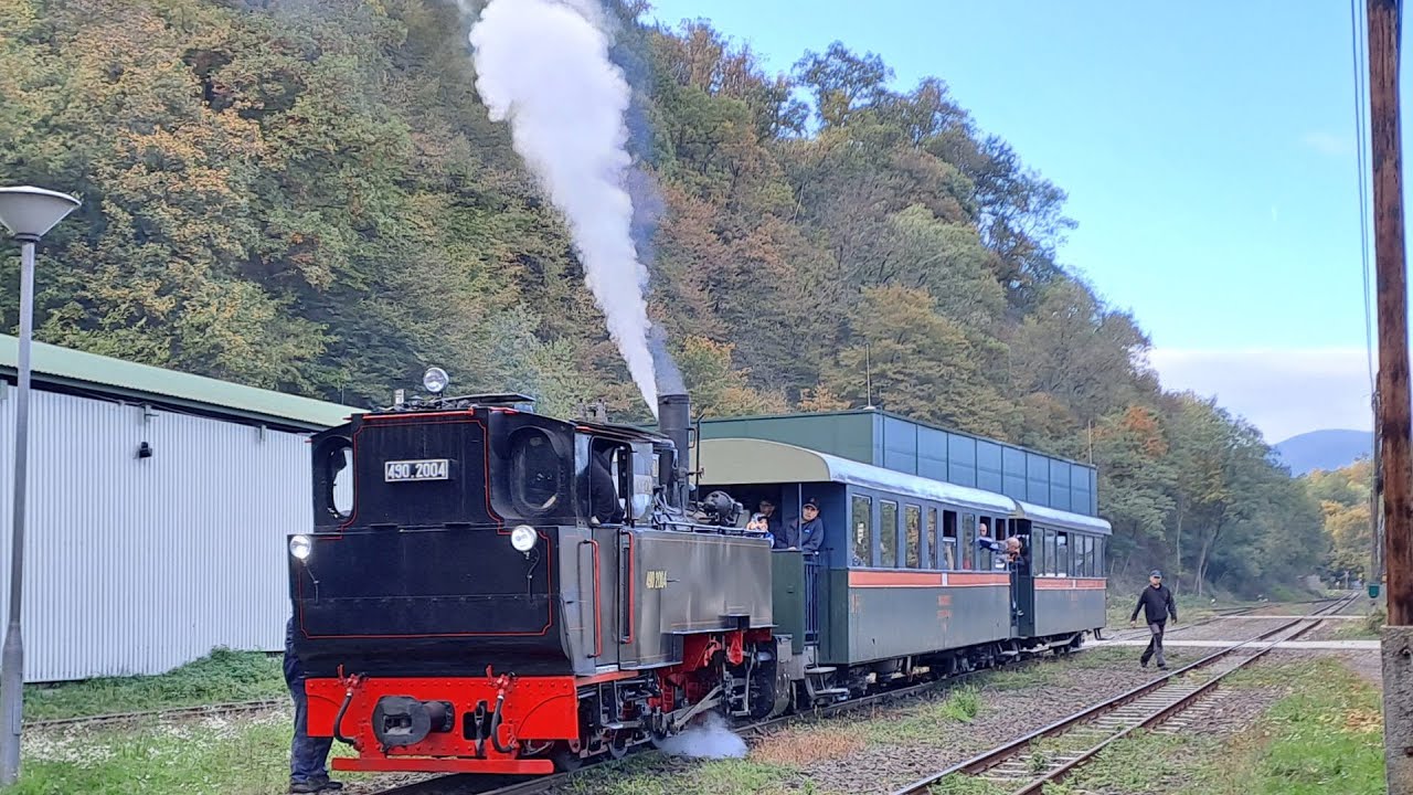 Gőzvontatású nosztalgiavonat a Királyréti Kisvasúton! 2-rész. 2025.10.12. 15:00