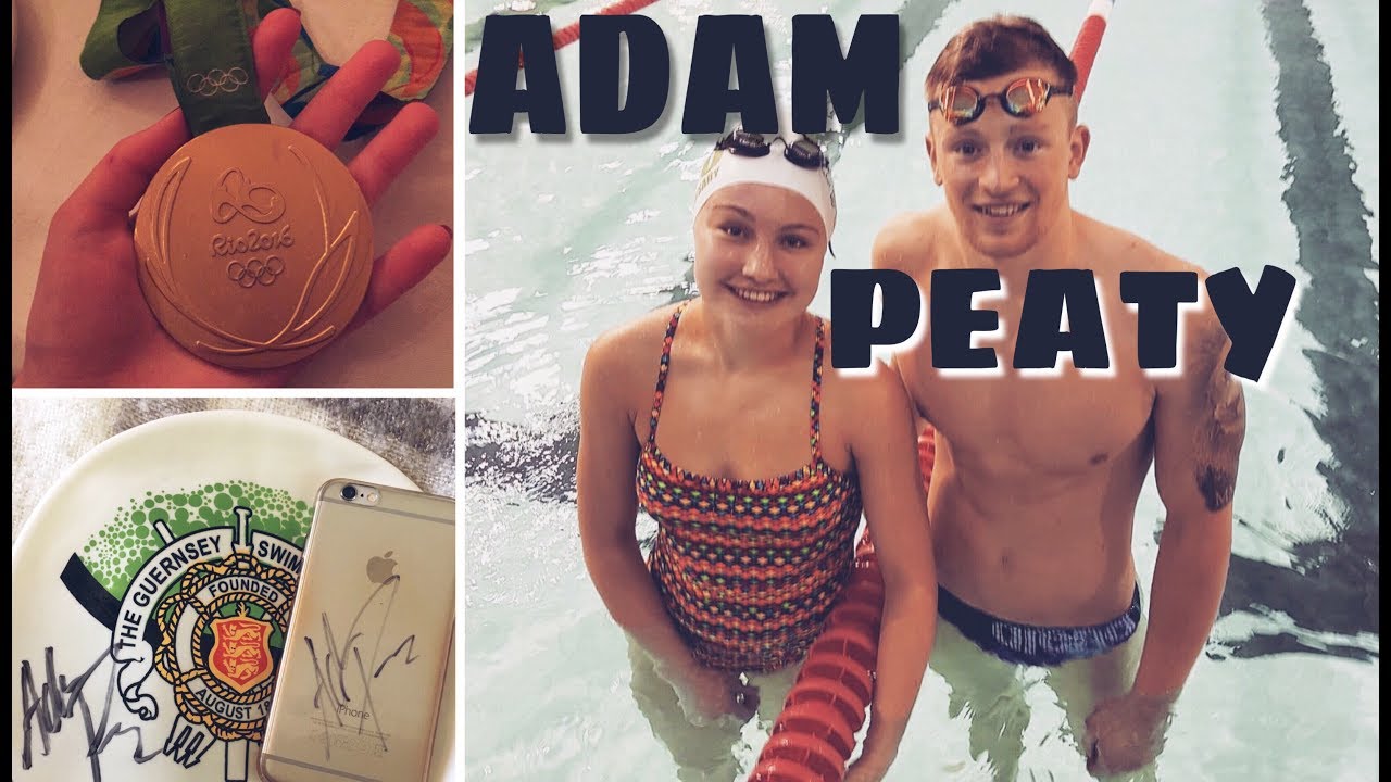 Swimming with Adam Peaty (Olympic Champion + WR Holder) || Aimée Bran