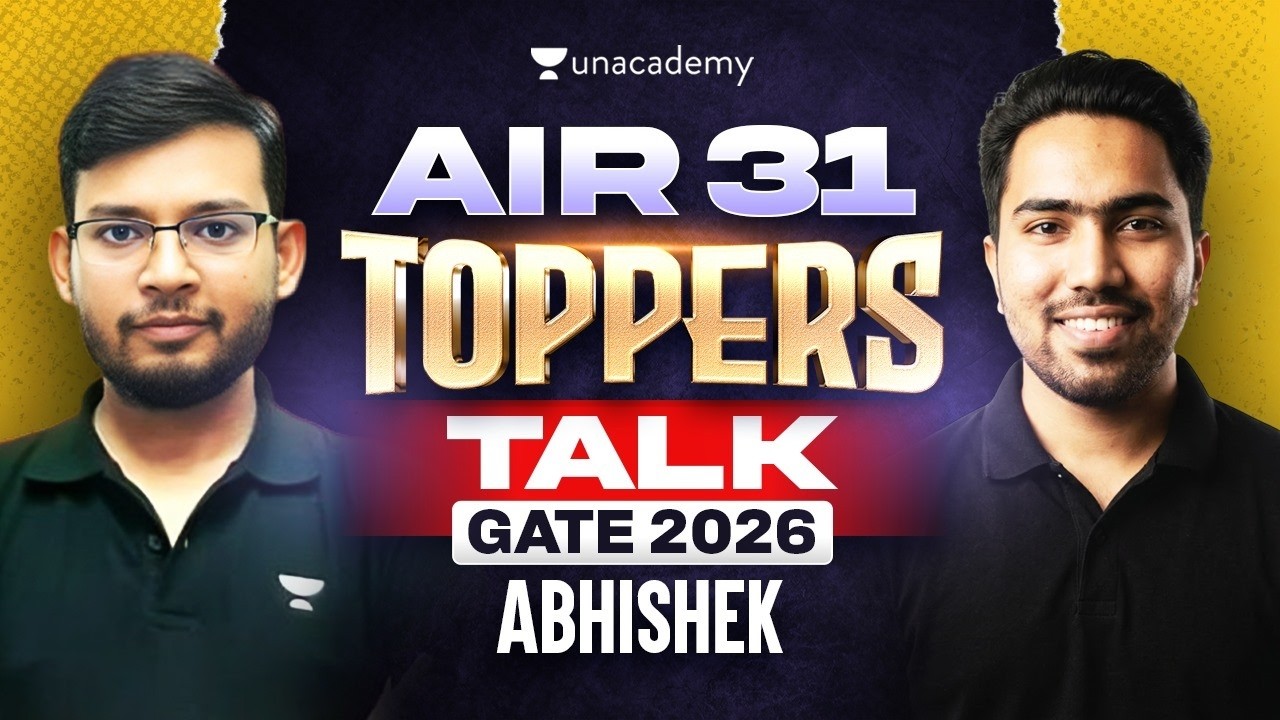 GATE 2026 | AIR 31 TOPPER TALK | Abhishek | Manish Sir