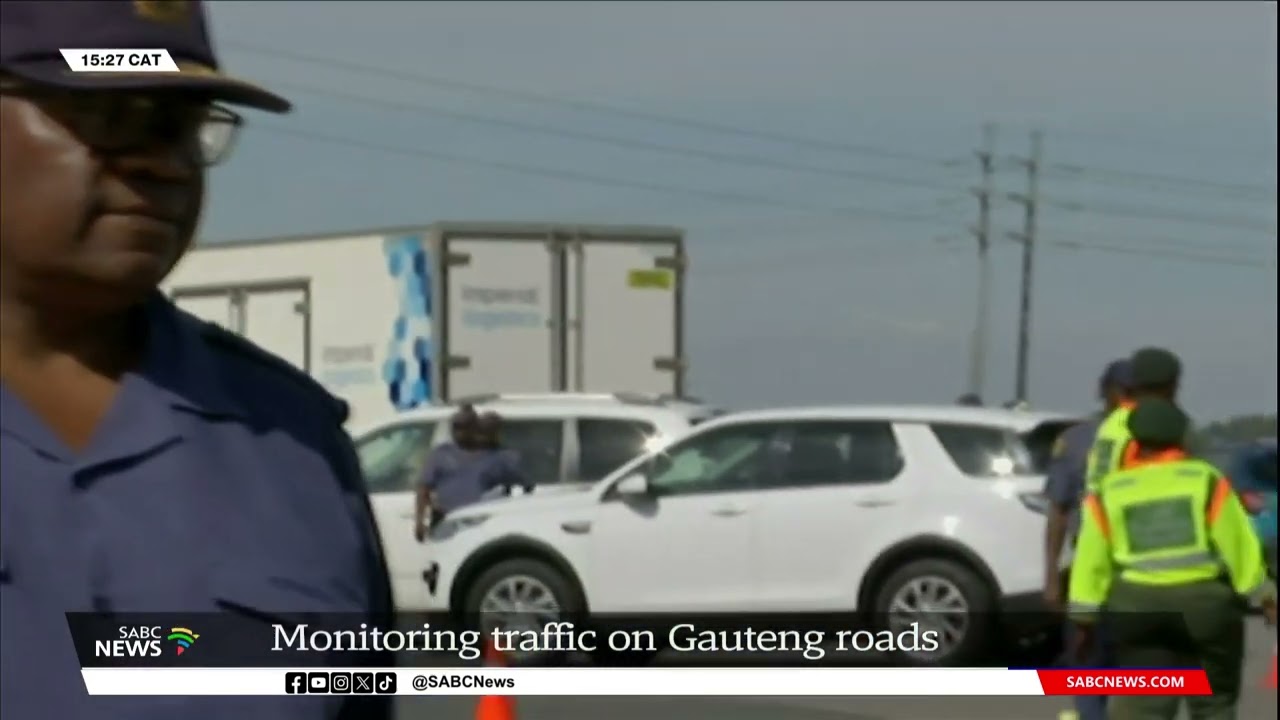 Monitoring traffic on Gauteng roads