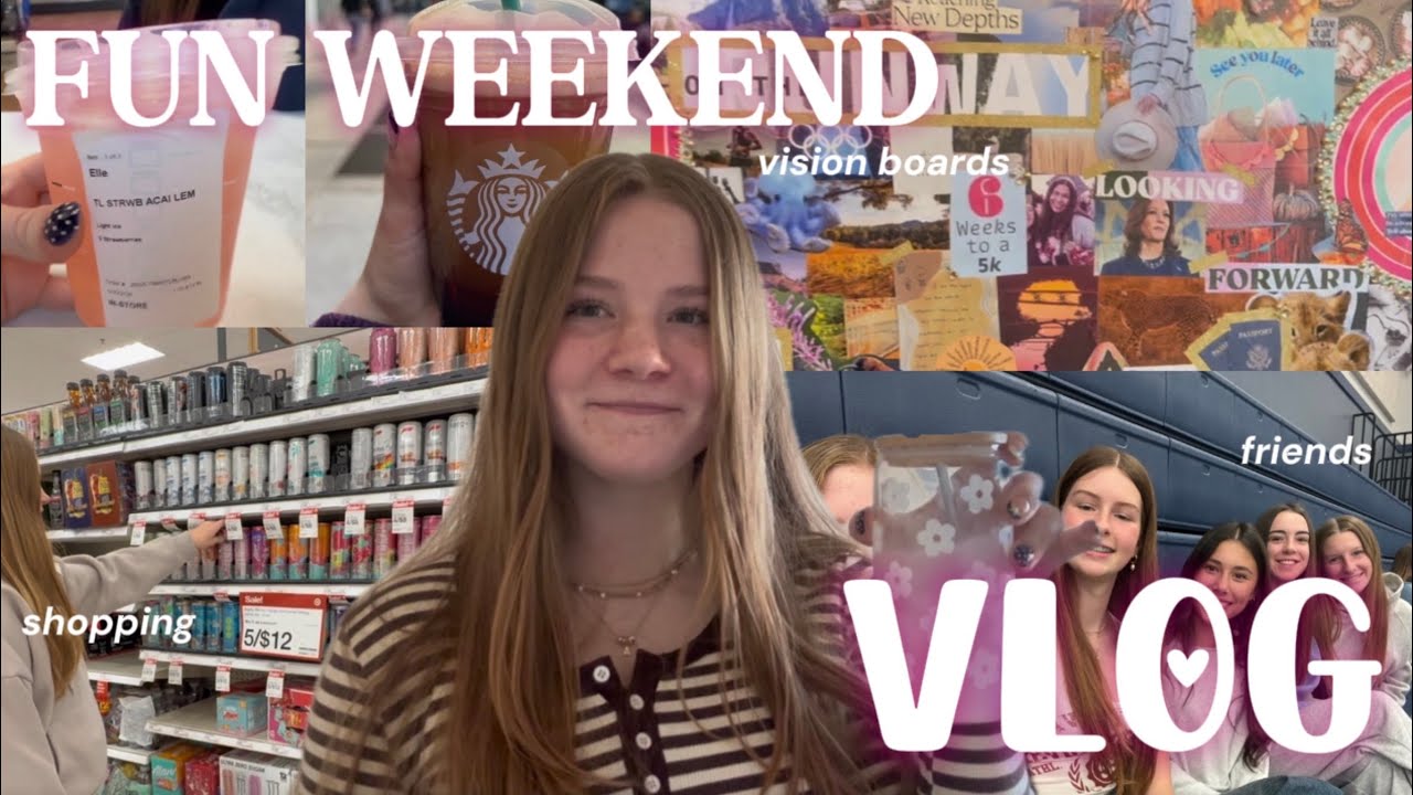 FUN FILLED WEEKEND VLOG - friends, mood boards, shopping, etc. 