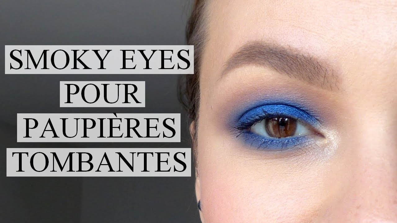 Smoky pour paupières tombantes