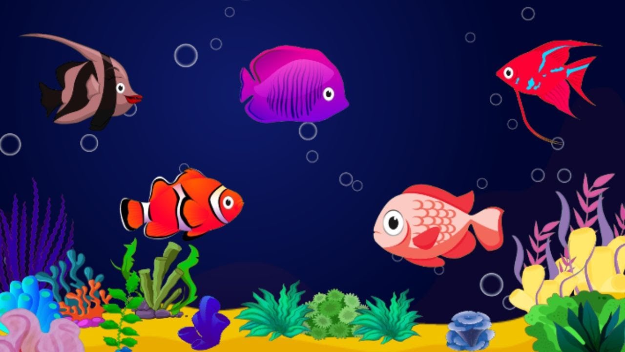 Calm Ocean Fish  🐠Lullaby Music 🌙  Deep Sleep Baby Bedtime Music🎶 with Peaceful Aquarium Visuals