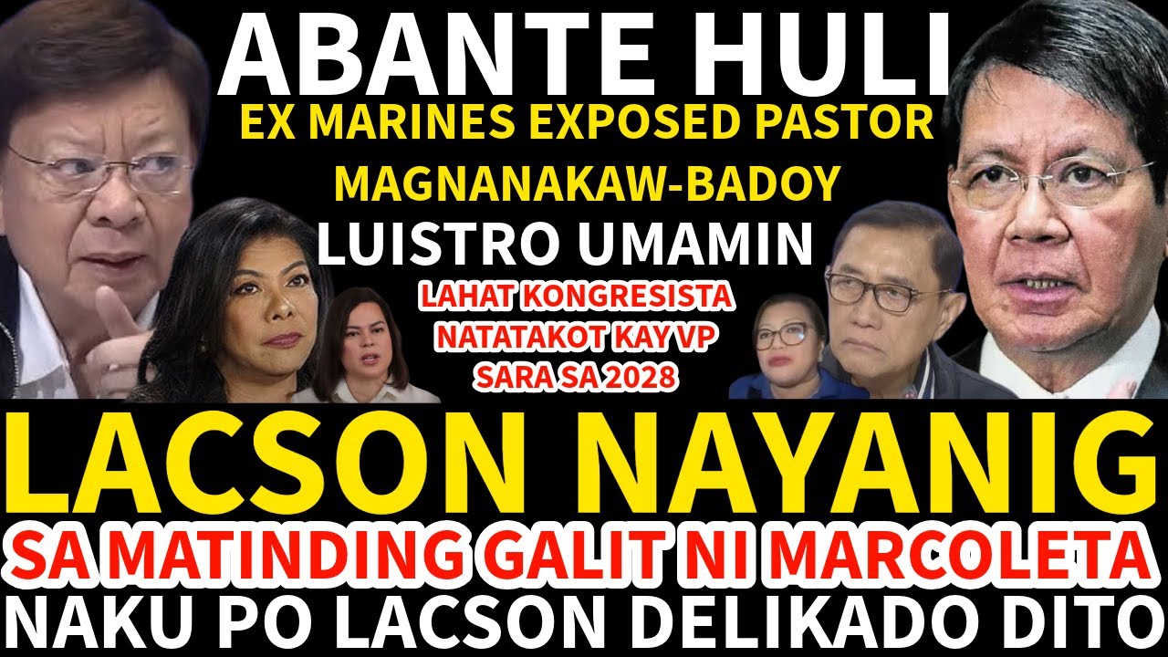 LACSON NAYANIG SA MATINDING GALIT NI MARCOLETA WHO ARE YOU SERVING TAONG BAYAN O YONG COVER  UP MO?