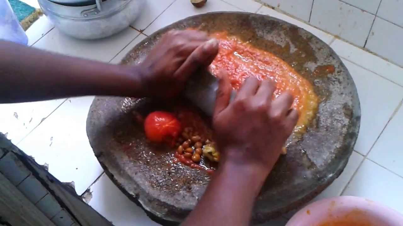 Sauce Attiéké en pays Ebrié Etape 2