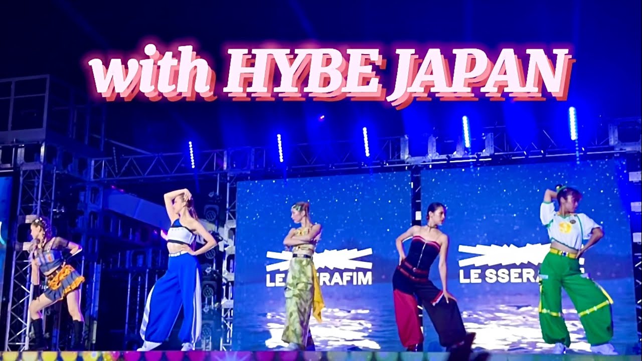 【USJ】NO LIMIT!サマーダンスナイト with HYBE JAPAN 2025 上手側の見え方