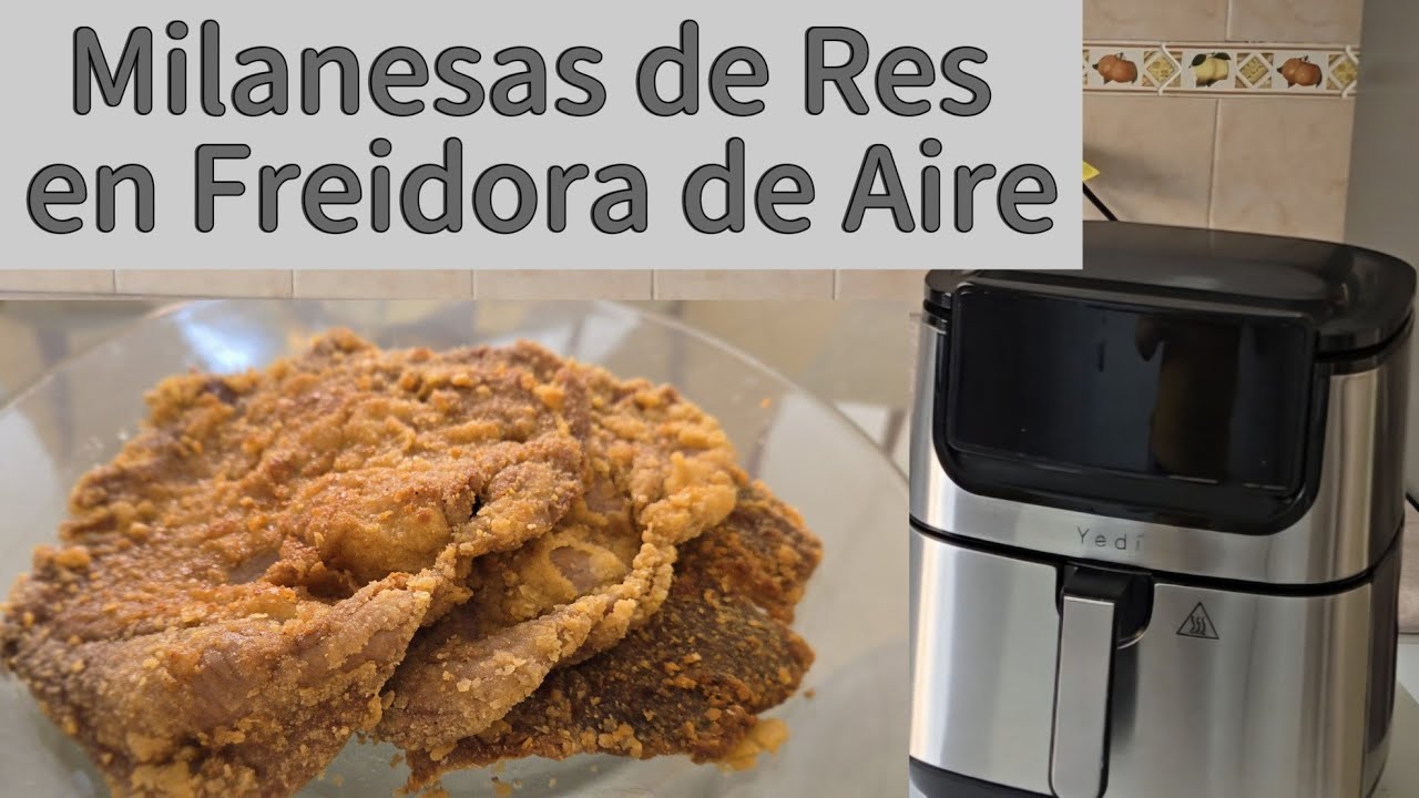 Milanesas de Res en Freidora de Aire