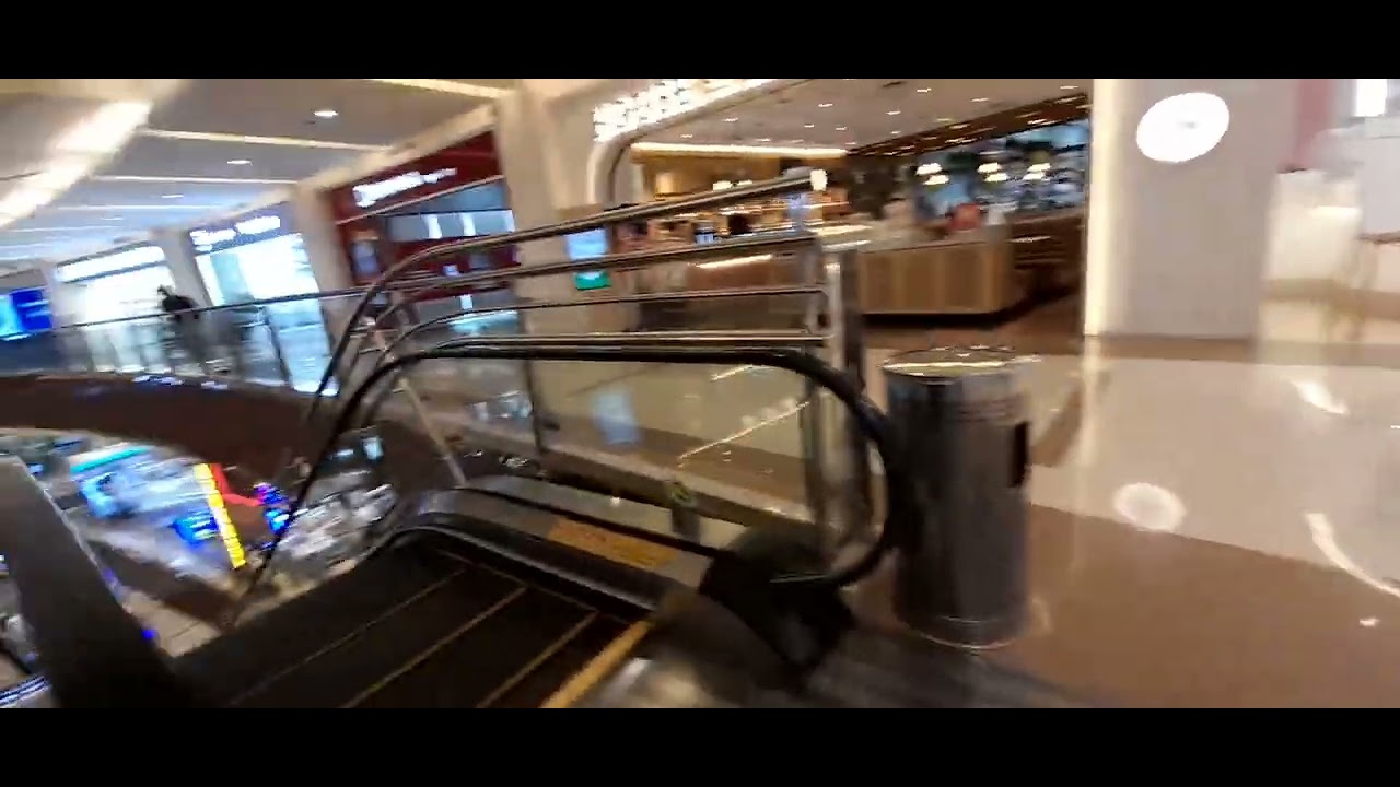 Long Pilar escalator in Pacific Place Jakarta