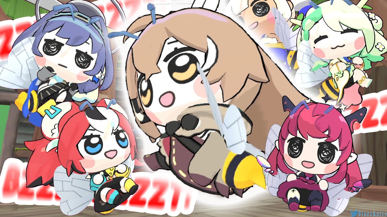 Mumei and the CouncilRYS turned into BEES! |【BEEGsmols COLLAB】