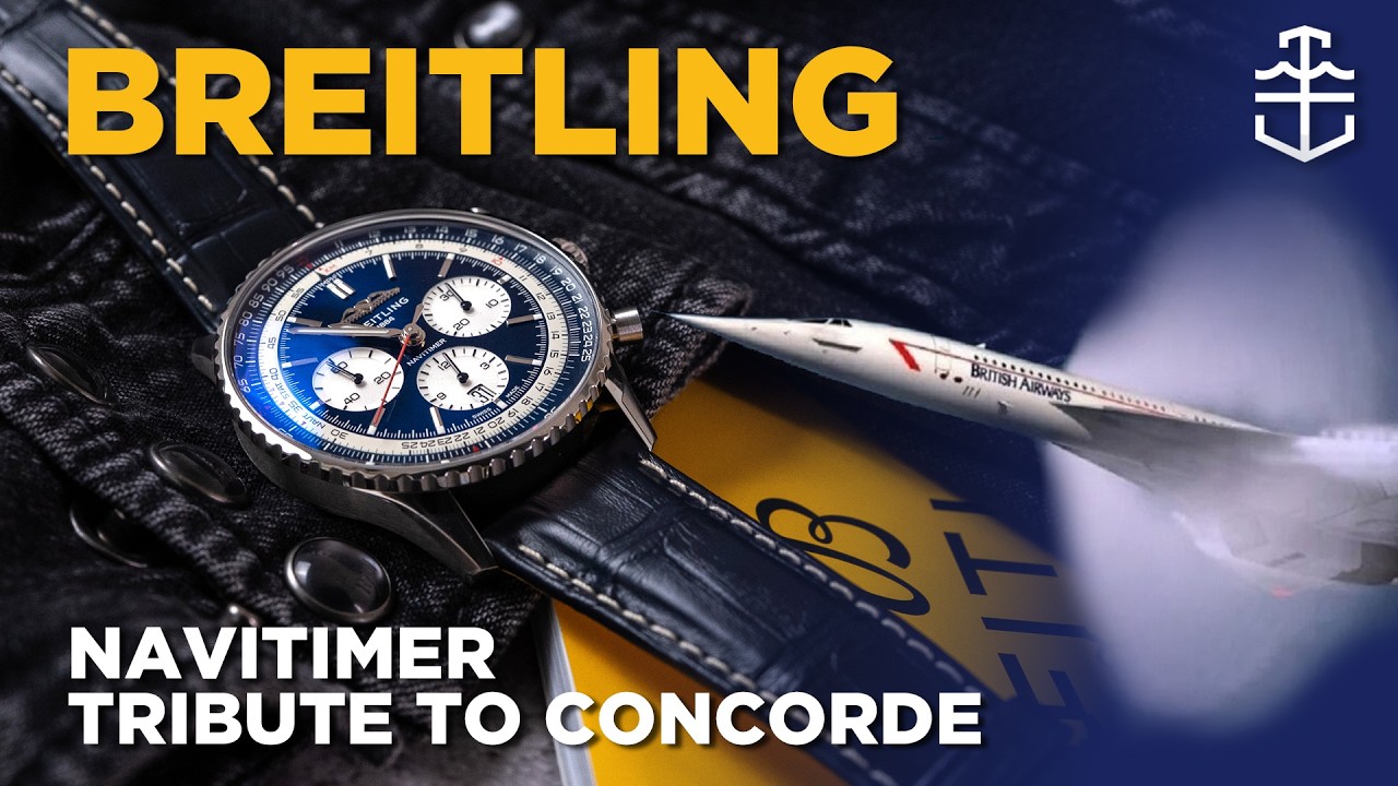 New Breitling Navitimer B01 Chronograph 43 Tribute to Concorde | Hands On Review