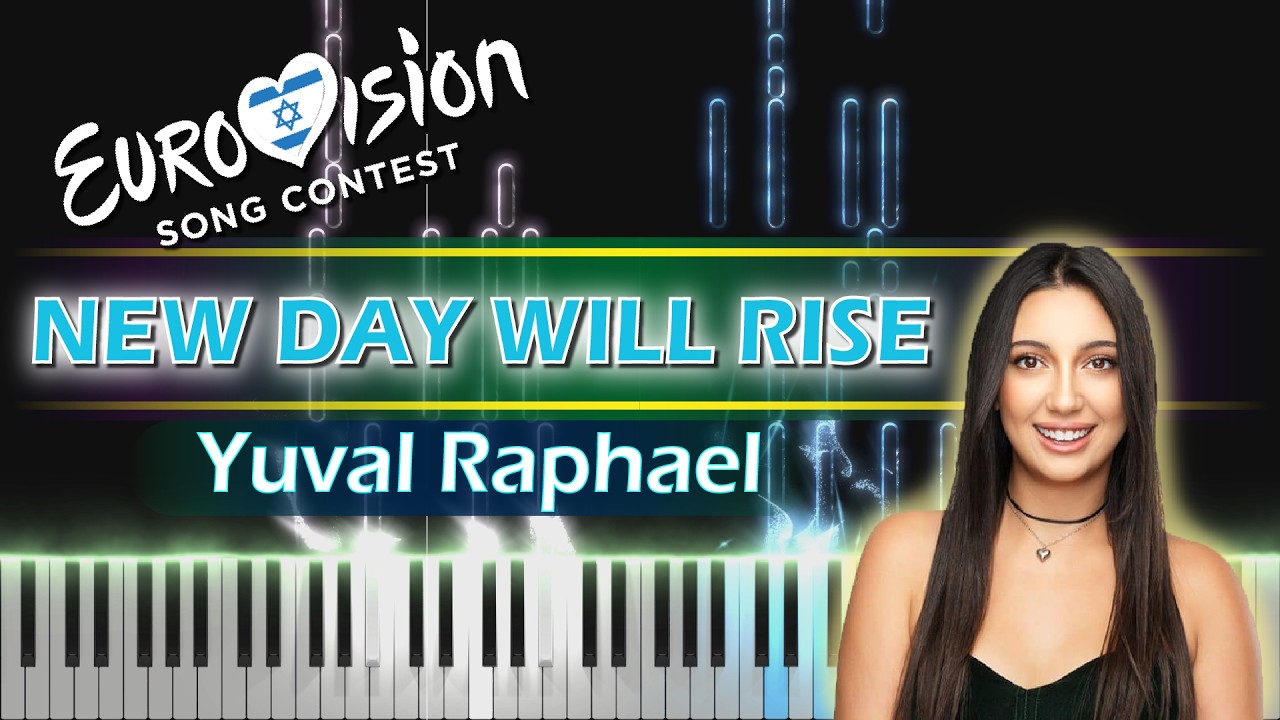 Yuval Raphael - New Day Will Rise 🇮🇱 Israel (Eurovision 2025) [piano tutorial + sheet piano]