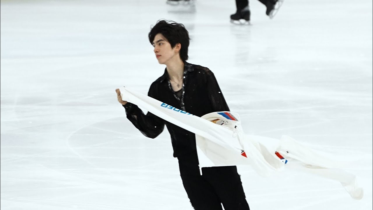 (4K 직캠) Cha junhwan SP morning practice (Asian Winter Games qualifier) 2024 차준환 아시안게임 선발전 쇼트 아침 공식연습