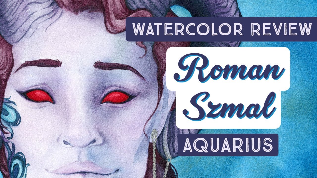 Обзор акварели &laquo;Водолей&raquo; Романа Шмаля | Акварельная живопись Mollymauk