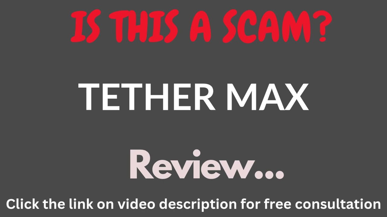 TetherMax.site Review: THIS IS A SCAM? (Tether Max)