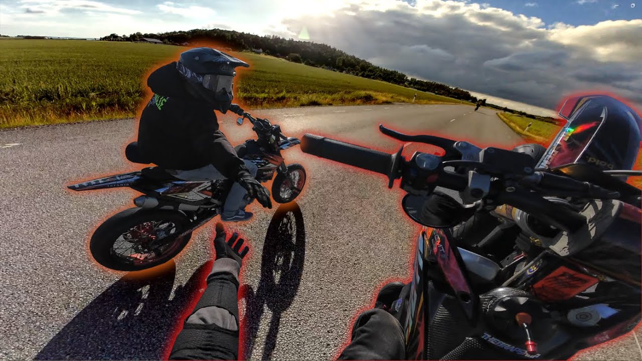 Reckless supermoto riders