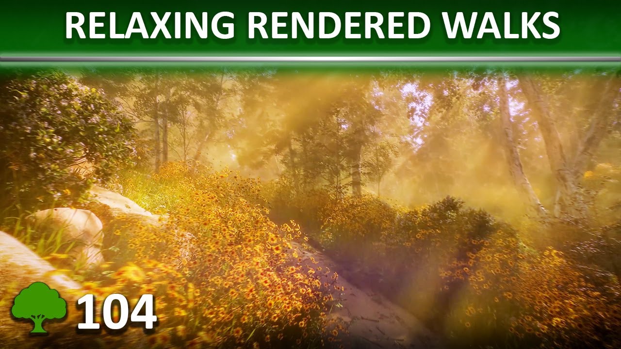 Relaxing rendered walk 104