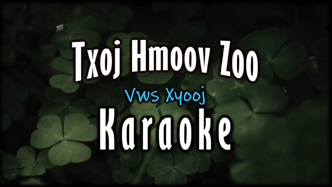 (Karaoke Version) Txoj Hmoov Zoo - Vws Xyooj