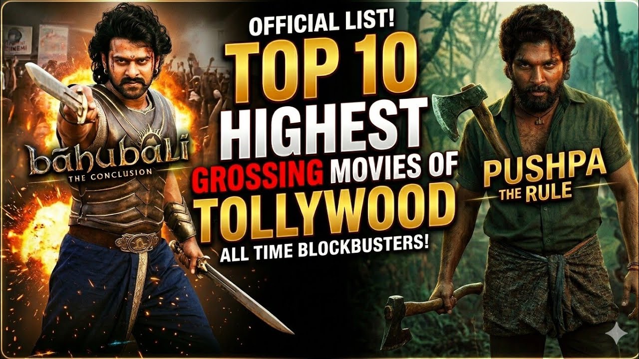 TOP 10 HIGHEST GROSSING TOLLYWOOD MOVIES OF ALL TIME | Telugu Box Office Records