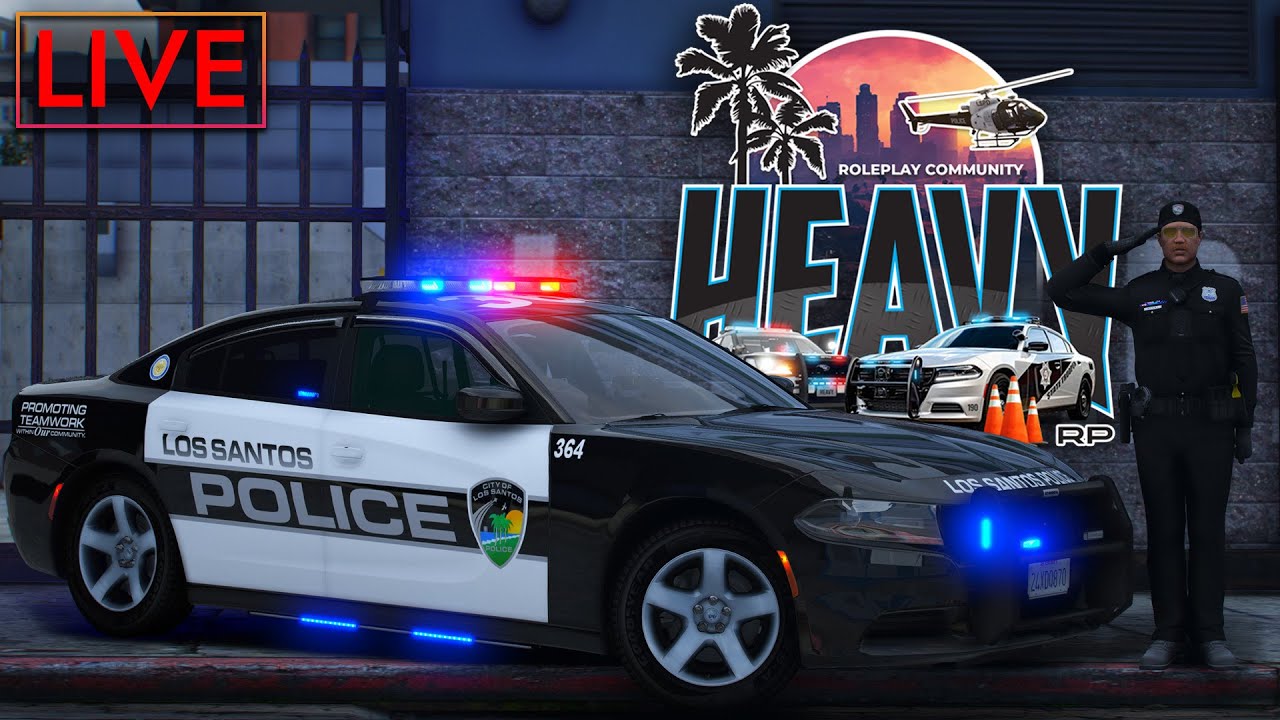 [LIVE🔴] City Cop Shenanigans! | GTA RP