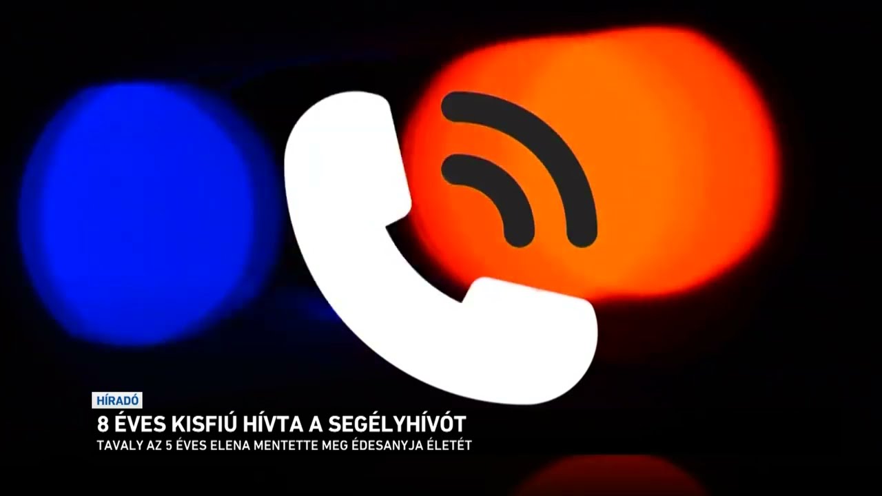 8 éves kisfiú hívta a segélyhívót