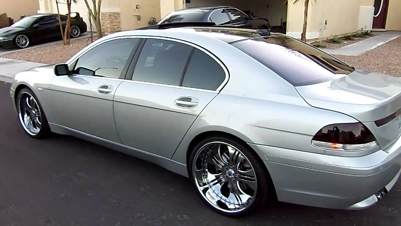 745i exhaust asanti rims