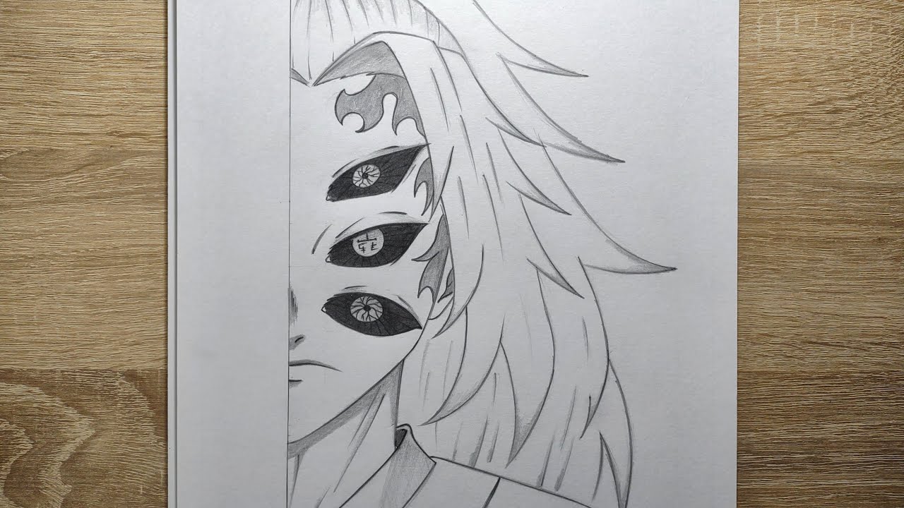 تعليم رسم كوكوشيبو من انمي قاتل الشياطين - خطوة بخطوة للمبتدئين