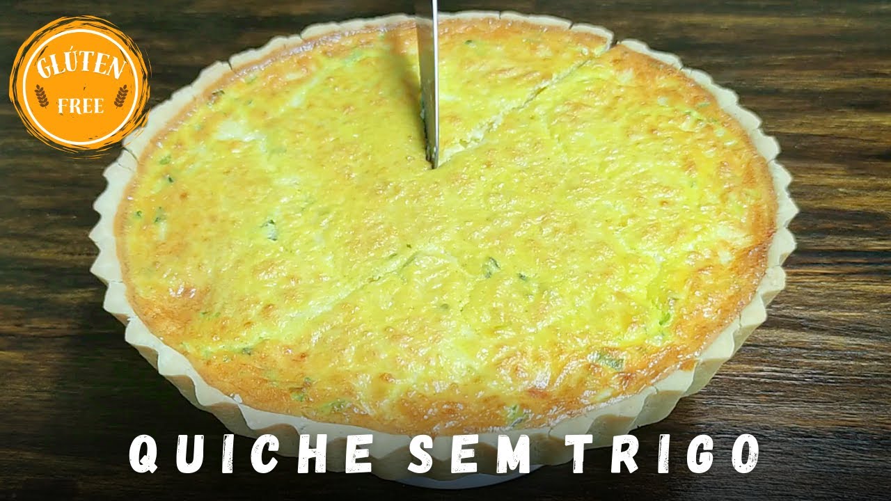 Quiche Sem Glúten de Alho-Poró: Massa sem Trigo e sem Leite!