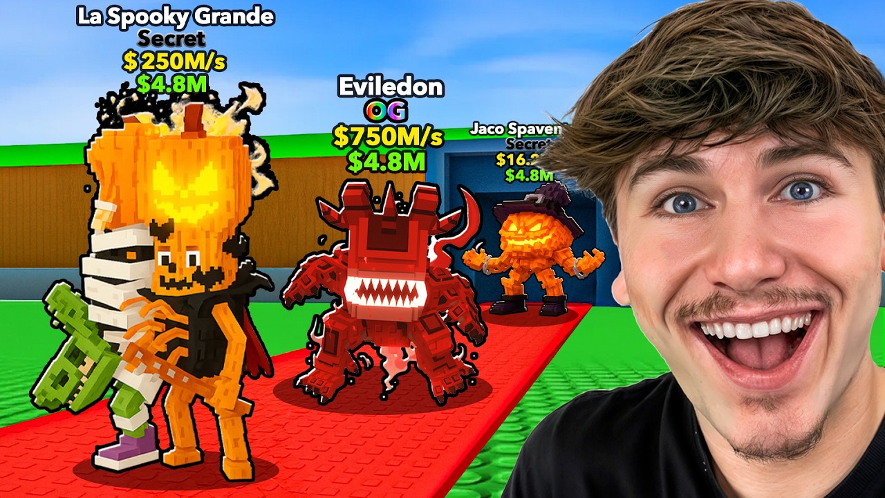 J'AI VOLÉ LES 20 NOUVEAUX BRAINROTS HALLOWEEN !! (Incroyable)