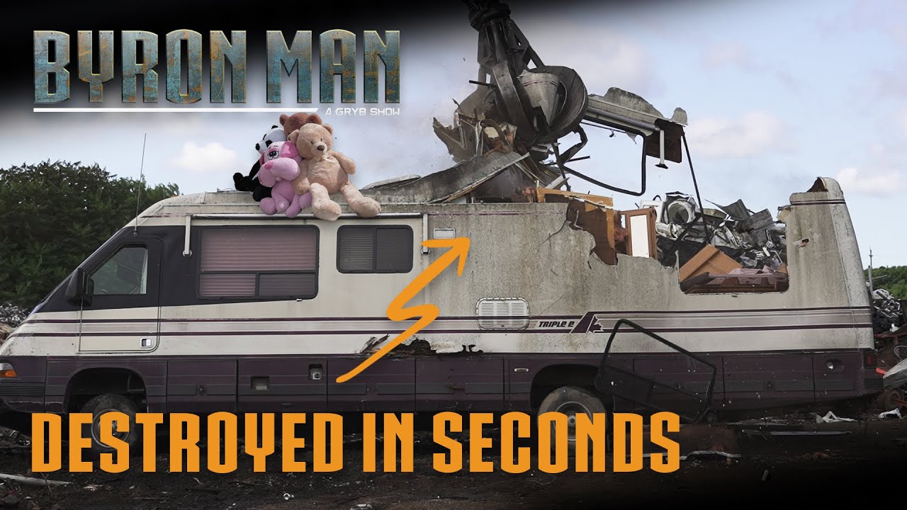 CRUSHING RV In Seconds & Tossing Teddy Bears With a Scrap Grapple!!