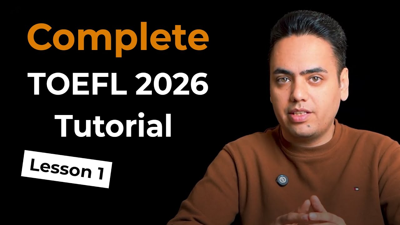 Полный курс подготовки к TOEFL 2026 | Урок 1