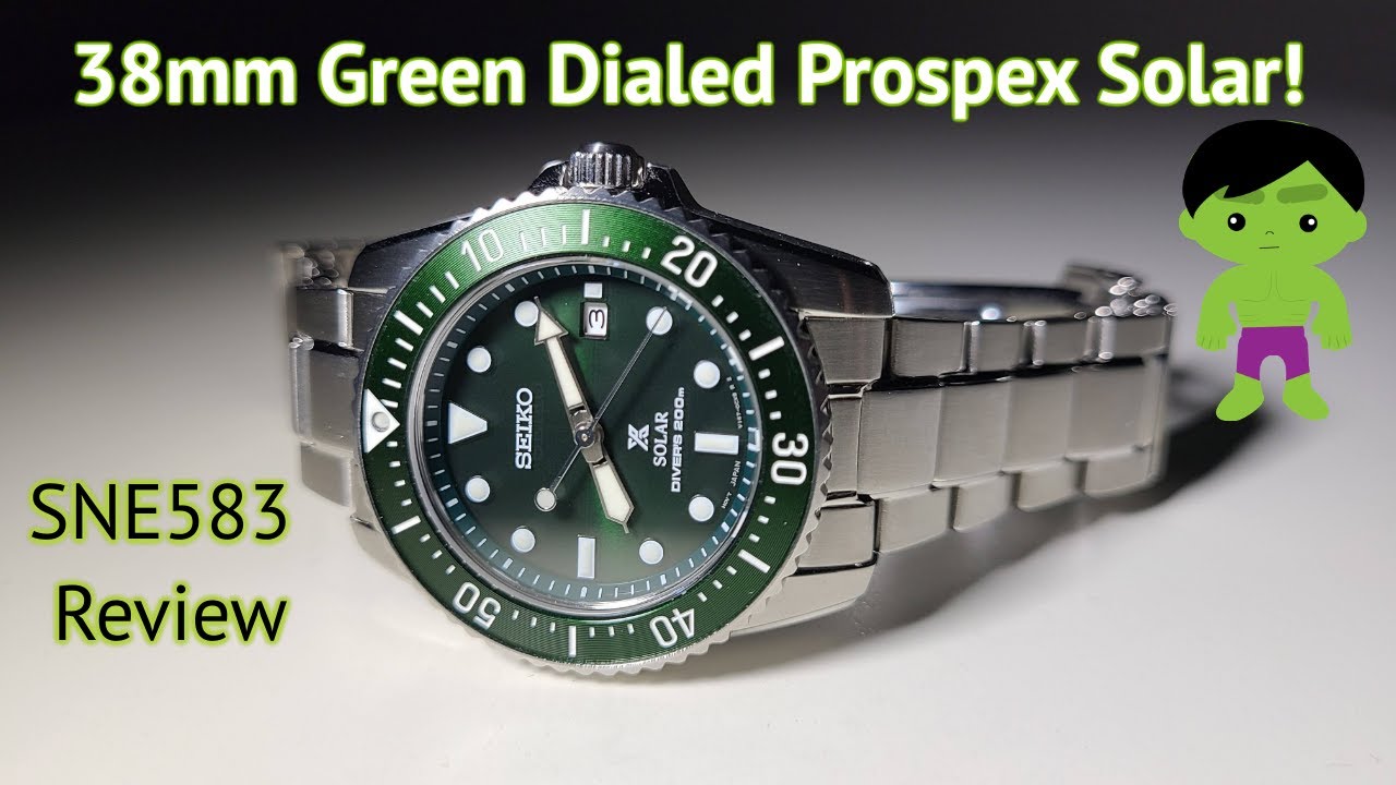 Baby Hulk Seiko SNE583 - Compact 200 Meter Solar Review