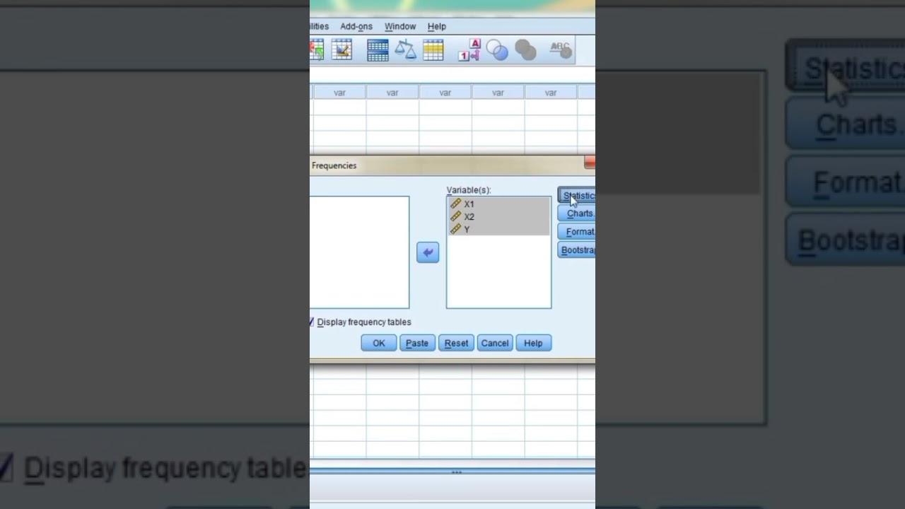 ANALISIS DESKRIPTIF #statistics #spss