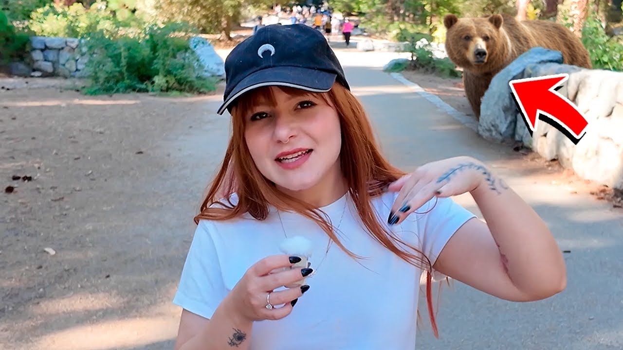 ENCONTREI UM URSO DE VERDADE NESSA FLORESTA DOS EUA