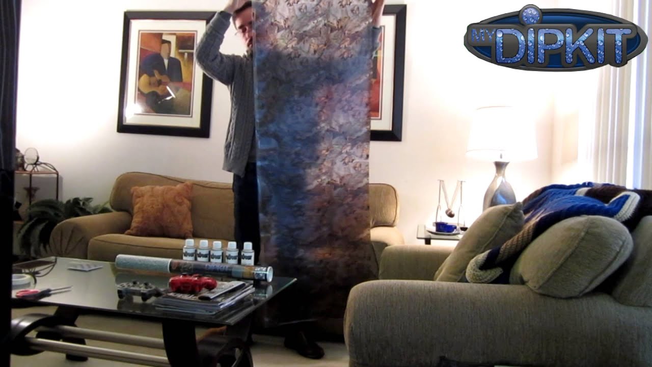 MyDipKit Home DIY Hydrographics Film - Rifle Barrel Dipping