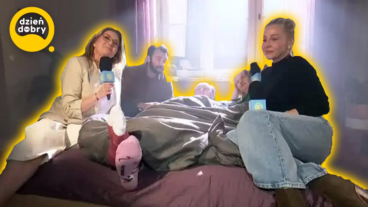 Iza Kuna pocałowała na wizji kolegę. 