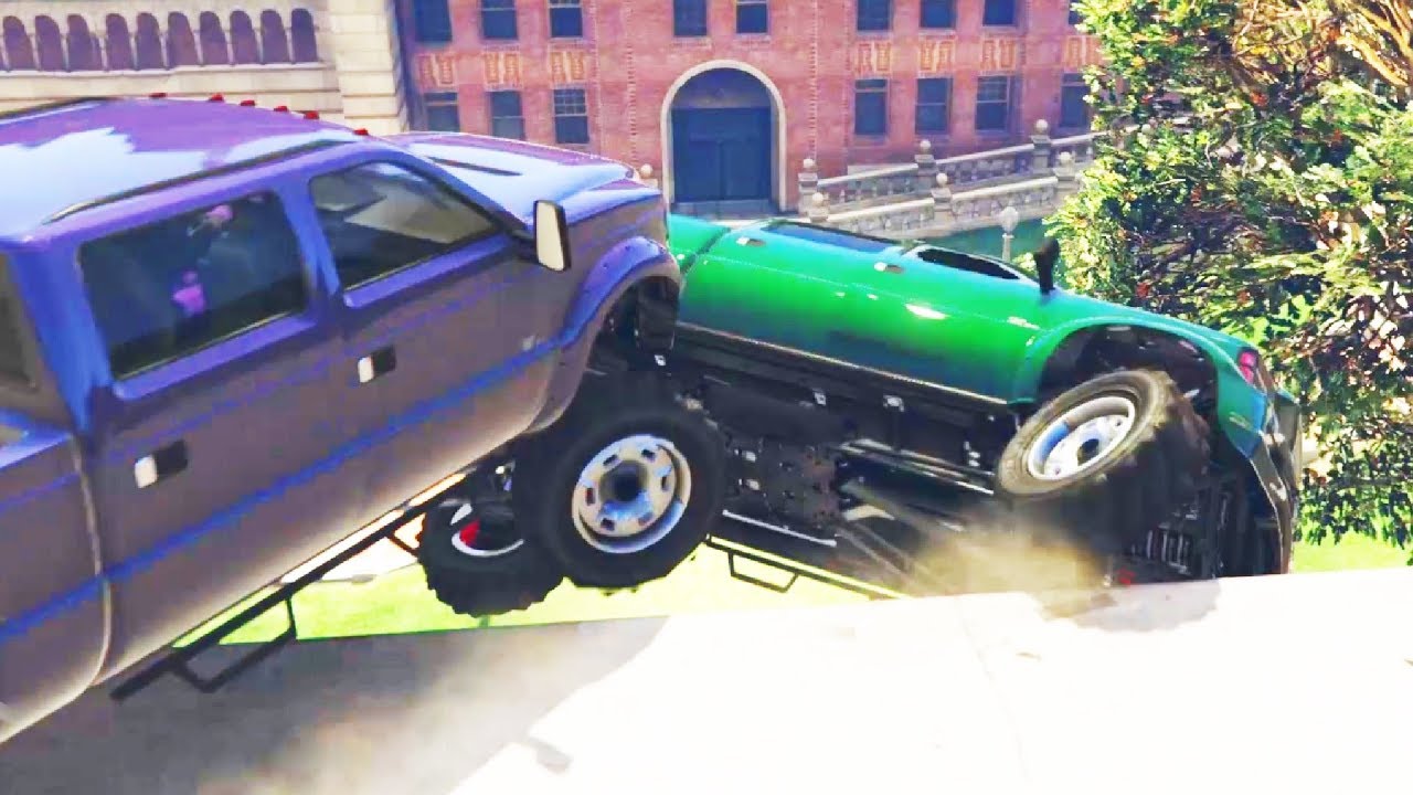 Wir müssen uns von diesem GTA Online Dach schubsen!