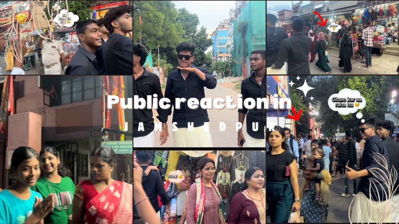 PUBLIC REACTION IN SAKCHI JAMSHEDPUR// DHOTI SHIRT 😂🤣 #trending #funny