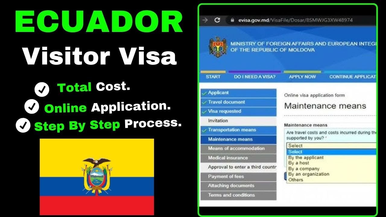 Ecuador E Visa Online | Step By Step Complete Process #ecuador #southamerica
